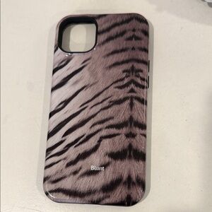 Tiger Stripe Phone Case - Black and Brown